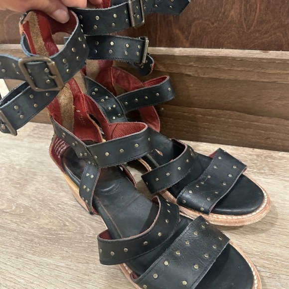 Freebird by Steven Black Studded Sandals - Picture 2 of 7